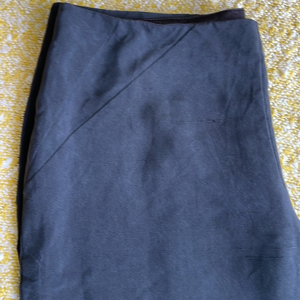 Black Silk Armani Pants Giorgio Armani Silk Dress Pants w/ Zip Closure - Picture 3 of 12
